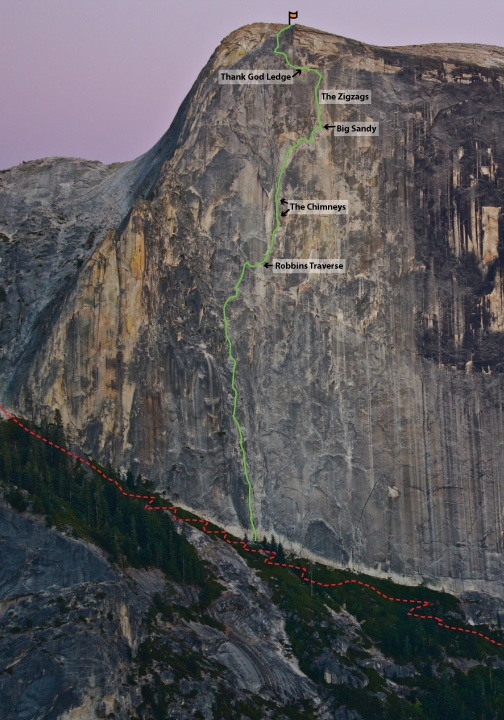 face of half dome